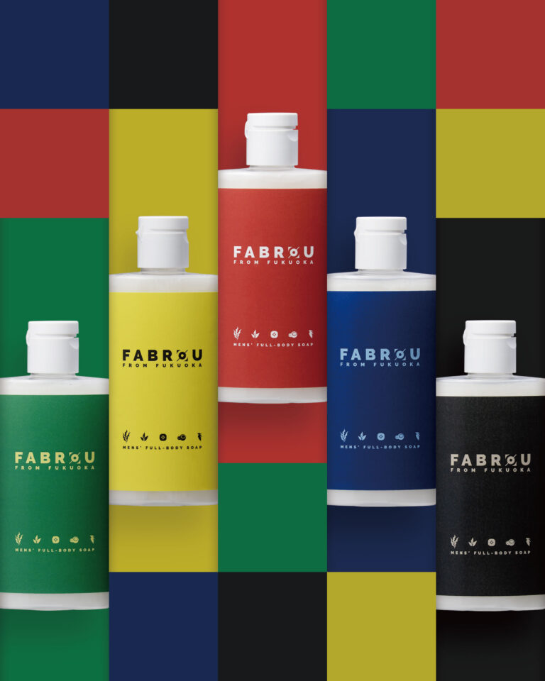 FABROUフルボディーソープのビジュアルバナーデザイン